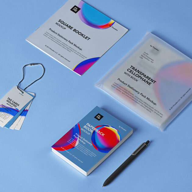 Product Stationery Mockup Set