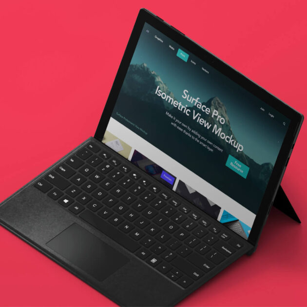 Hand Holding Tablet iPad